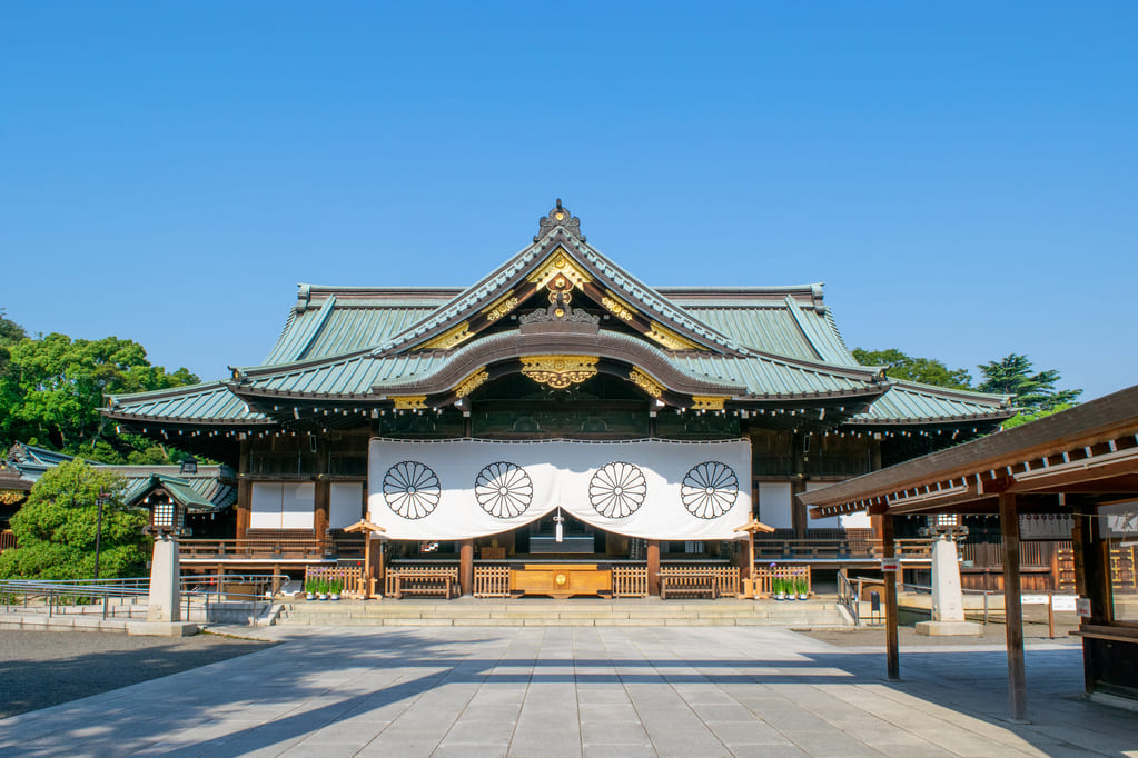 靖国神社で歴史を感じる