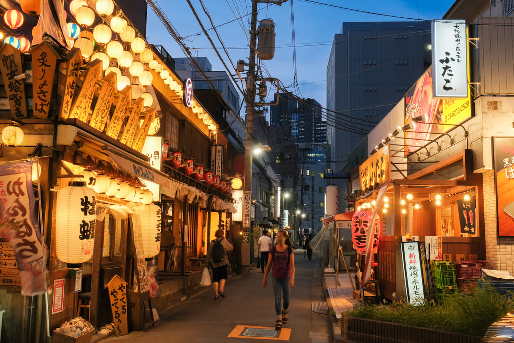 ほぼ新宿のれん街がある