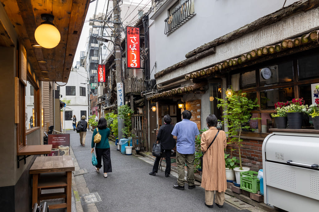 喫茶店が充実している