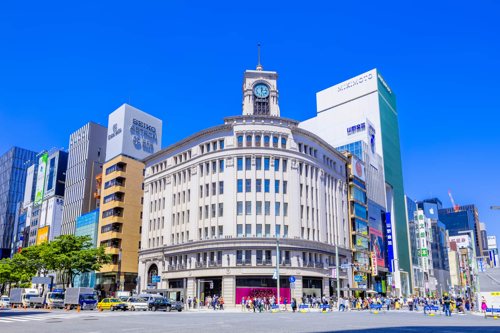 銀座の現代にいたるまでの歴史や街の特徴